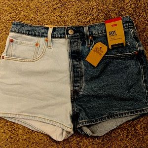 Two Tone Levi Shorts